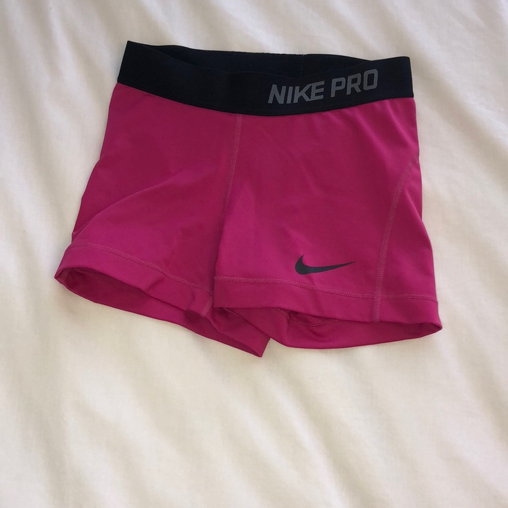 pink nike pros